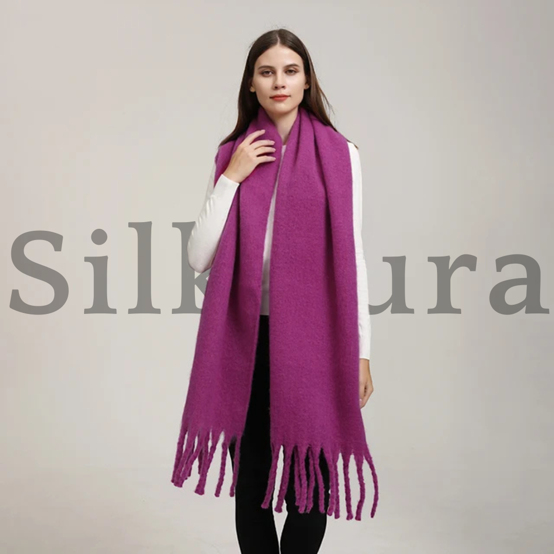 SilkAura – Exklusiv kashmirscarf för snygg värme