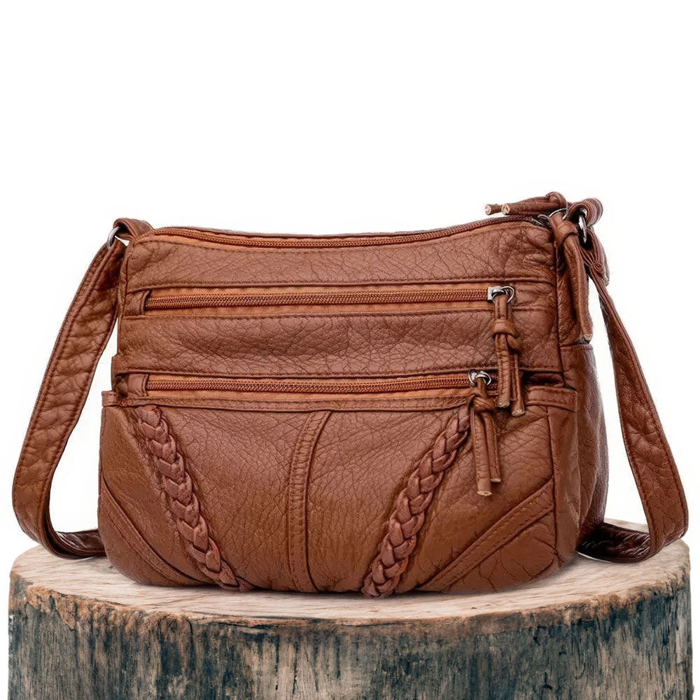 Valdey - Veganskt läder crossbody-axelväska