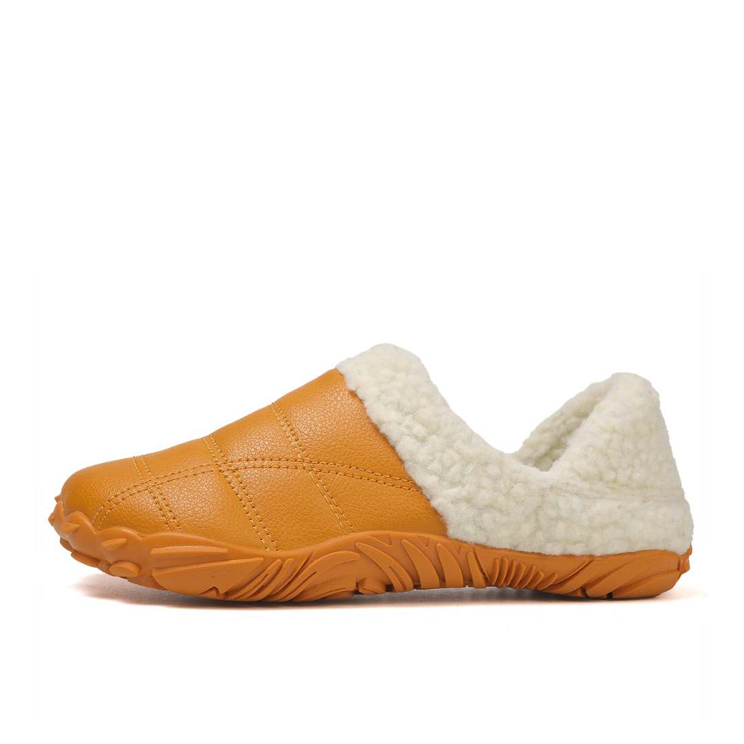 Vinterfleece barfota tofflor