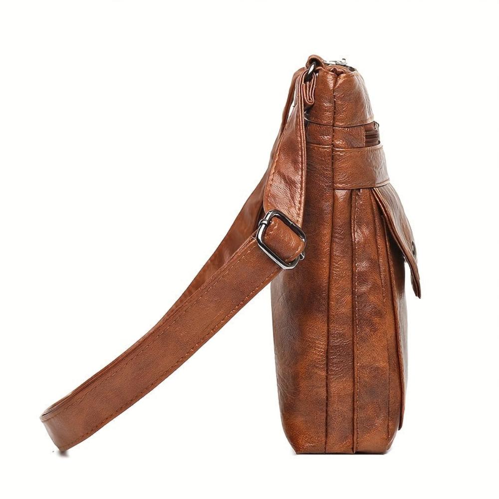 Flevos - veganskt läder crossbody-axelväska