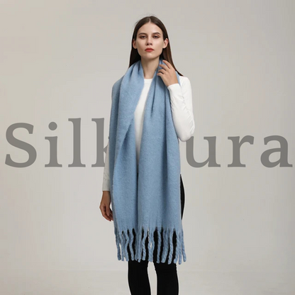 SilkAura – Exklusiv kashmirscarf för snygg värme