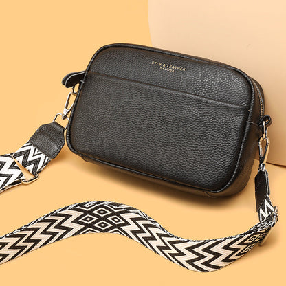 Flevos - kornat läder crossbodyväska