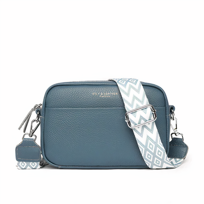 ChicZag - Rektangulär crossbody-väska i läder för kvinnor