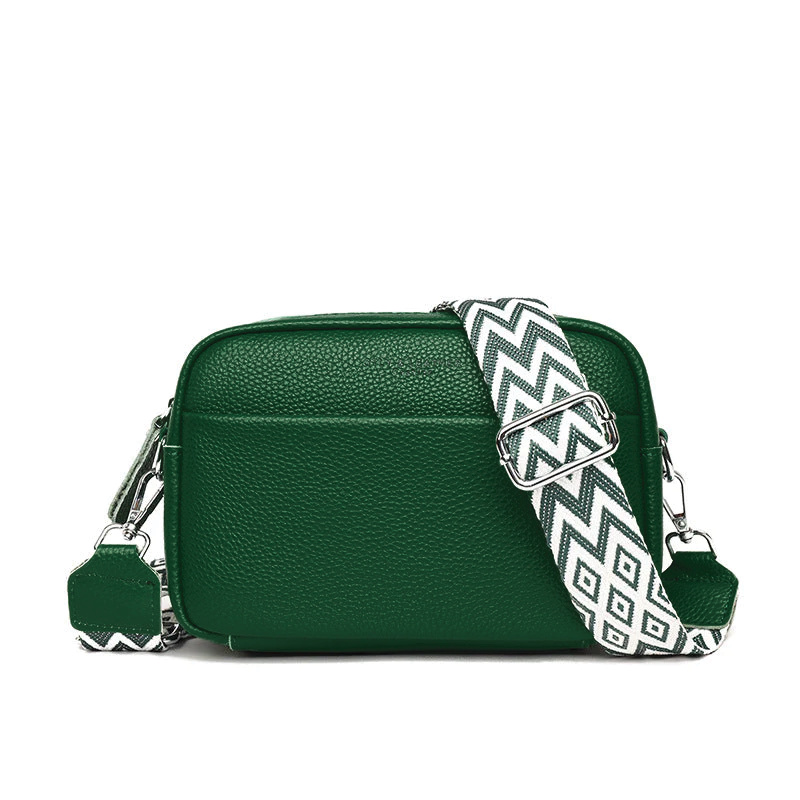 Flevos - kornat läder crossbodyväska