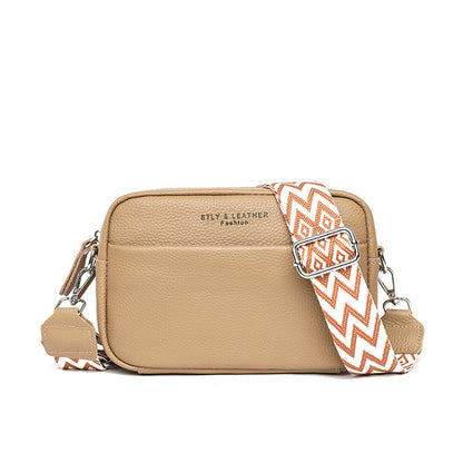 Flevos - kornat läder crossbodyväska