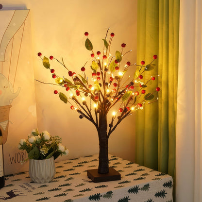 Red Berry Blossom Träd – Festligt mittpunkt för semestern