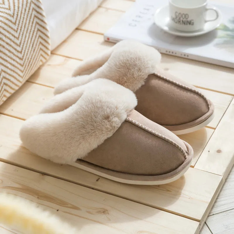 Cozy-Slides - Varma och bekväma fleecetofflor