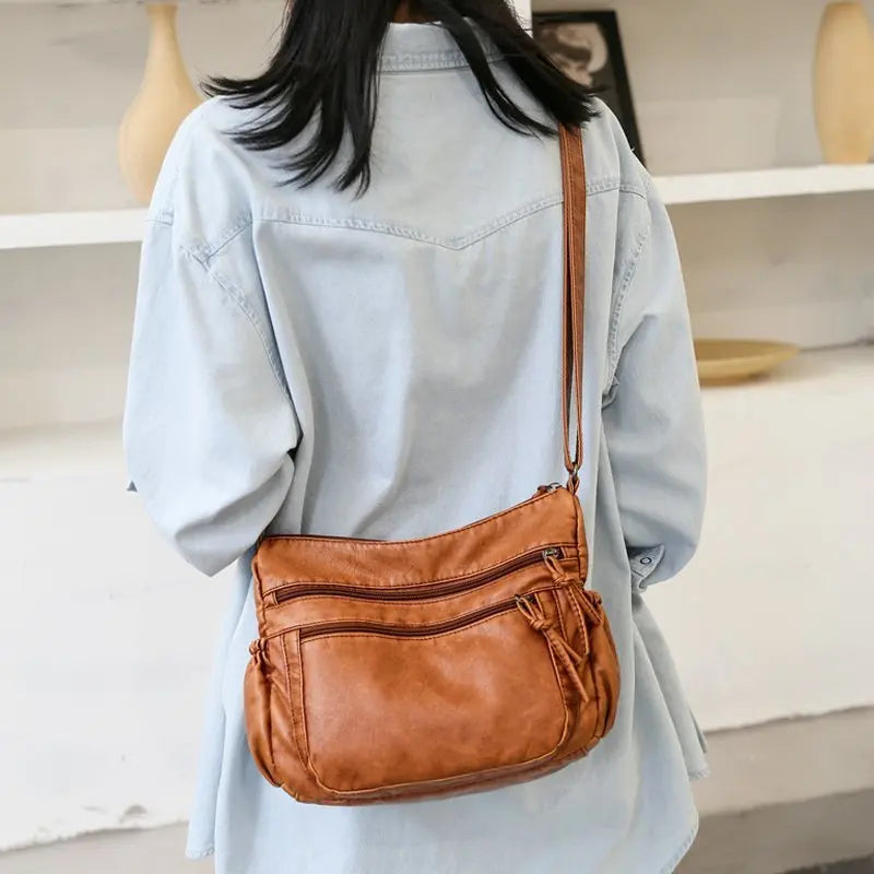 Valdey - veganskt läder crossbody-väska