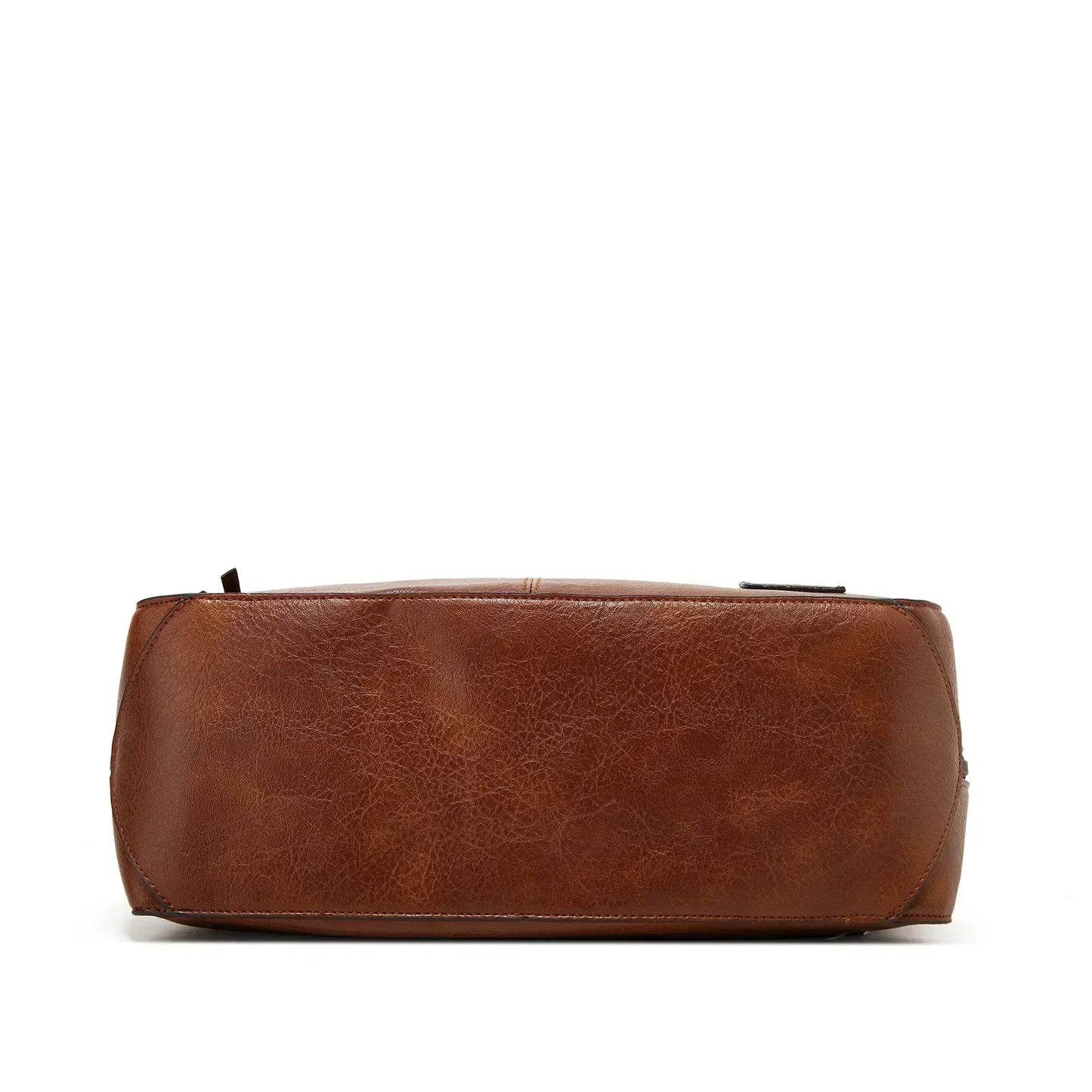 Valdey - läder slouchy hobo-väska