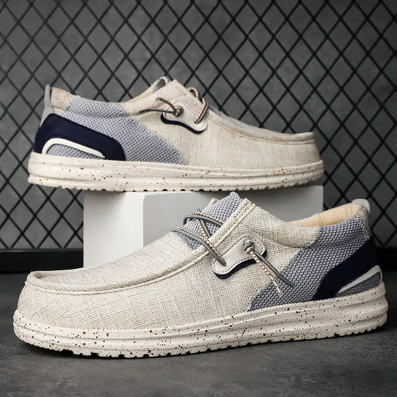 Rowan Texturerade canvas-sneakers