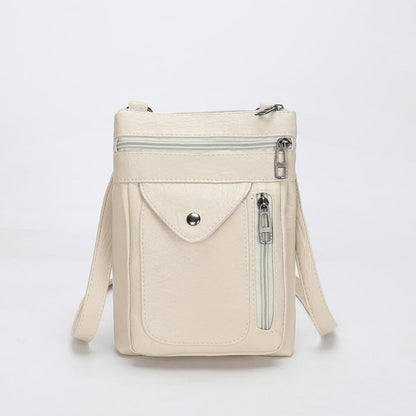 Flevos - veganskt läder crossbody-axelväska