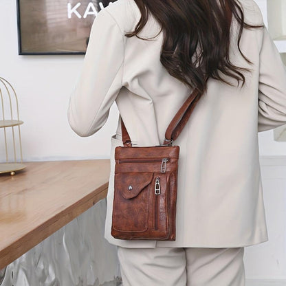 Flevos - veganskt läder crossbody-axelväska