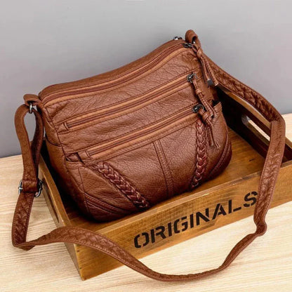 Valdey - Veganskt läder crossbody-axelväska