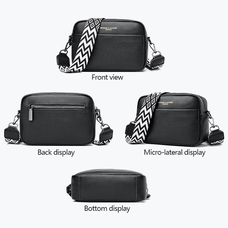 Flevos - kornat läder crossbodyväska