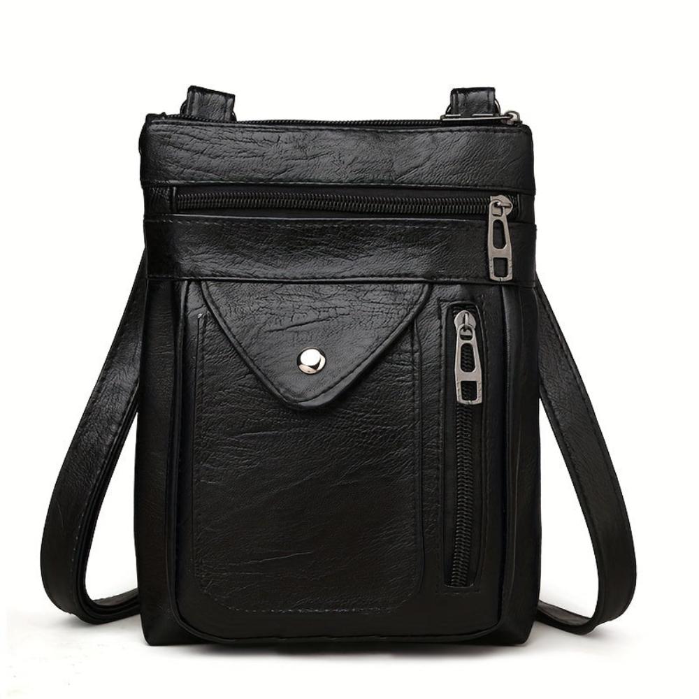 Flevos - veganskt läder crossbody-axelväska